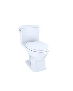Toto CT494CEFGT40#01 Conelley 1.28 and 0.9 GPF Elongated Toilet Bowl Only in Cotton White (Seat and Tank Sold Separately)