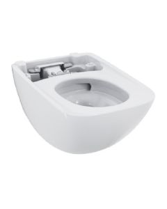 Toto CT9548CEFX#01 Neorest® WX1 1.2 / 0.8 GPF Dual Flush Wall Mounted Toilet Bowl in Cotton