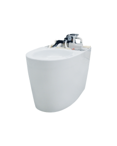 Toto CT989CUMFG#01 NEOREST Dual Flush 1.0 or 0.8 GPF Elongated Toilet Bowl for AH and RH in Cotton White