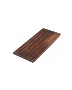 Franke CU-40S Cube 7-1/16" L X 16-7/8" W Cutting Board in Walnut