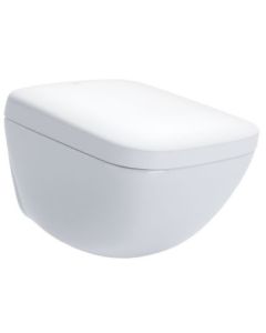 Toto CWT9538CEMFG#01 Neorest® WX1 1.2 / 0.8 GPF Dual Flush Wall Mounted Toilet with Integrated Bidet Seat in Cotton