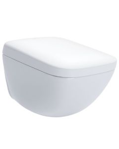 Toto CWT9548CEMFX#01 Neorest ® 1.2 / 0.8 GPF Wall Mounted Toilet with Integrated Bidet Seat in Cotton