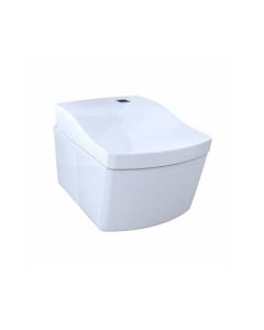 Toto CWT994CEMFG#01 NEOREST EW Dual Flush 1.28 or 0.9 GPF Wall-Hung Toilet with Integrated Bidet Seat and eWater+ in Cotton White
