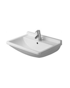 Duravit D1900100 Starck 3 26" L X 19" W Wall Mount Bathroom Sink in White