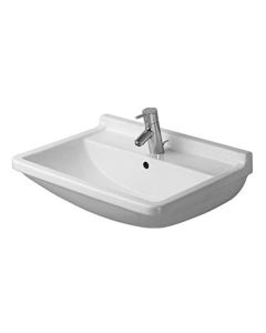 Duravit D19022 Starck 3 Wall Mounted Bathroom Sink in Alpine White