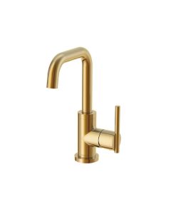 Danze D230658BB Parma 7-1/4" H X 2" D Single Handle Lavatory Faucet with Metal Touch Down Drain in Brushed Bronze