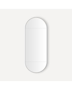 Robern D2C2050D4MP84SP Murray Hill 20" W x 50" H x 4" D Pill Medicine Cabinet in Polished Stainless Steel with Slow-Close Hinges and Push-to-Open Kit