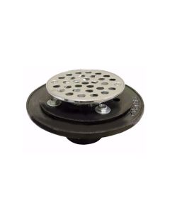 Jones Stephens D60103 2" No-Hub Cast Iron Drain Adjustable Stainless Steel Top Clamp Ring