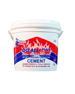 Utility 30-1030 Do-All+ Plus Furnace/Retort/Refractory and Stove Cement, 1/2 Gallon Containers, Odorless