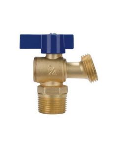 Granite DCQT07 QT74X 3/4" Brass Quarter Turn Boiler Drain