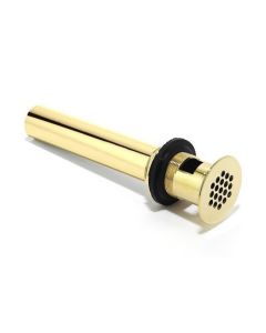 Decolav 9295-CP 9295 Grid Drain With Overflow 1.25 Inch - Chrome Polished