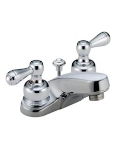 Delta 2521-LHP Classic 1.5 GPM Two Handles Centerset Lavatory Faucet in Polished Chrome (Handle Sold Separately)