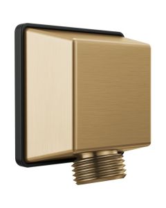 Delta 50570-CZ-PR Square Wall Elbow for Hand Shower in Lumicoat Champagne Bronze