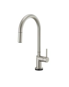 Brizo 64075LF-SSLHP Odin® 1.8 GPM Deck Mounted SmartTouch® Pull-Down Kitchen Faucet with Arc Spout in Brilliance® Stainless (Handle Sold Separately)