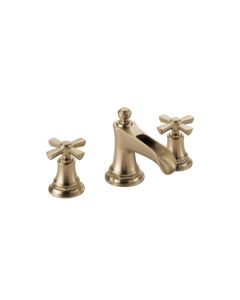 Brizo 65361LF-GLLHP Rook Widespread Channel Lavatory Faucet Less Handles In Luxe Gold