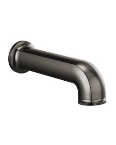 Brizo 73506-BNX Kintsu™ 9" Length Tub Spout with Integrated Pull Down Diverter in Brilliance® Black Onyx