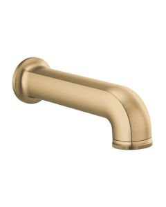 Brizo 73506-GL Kintsu™ 9" Length Tub Spout with Integrated Pull Down Diverter in Brilliance® Luxe Gold®