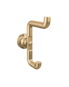 Delta 73535-CZ Saylor™ 6" Height Wall Mounted Double Robe Hook in Champagne Bronze