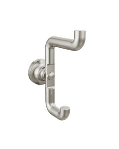 Delta 73535-SS Saylor™ 6" Height Wall Mounted Double Robe Hook in Stainless