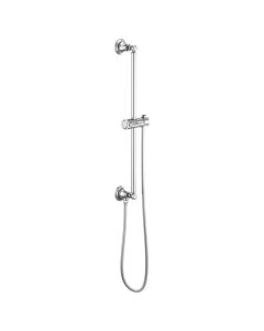 Briza 74795-PC Essential™ Classic Round Slide Bar with Hose in Polished Chrome