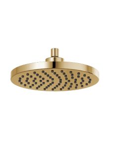 Brizo 81398-PG Essentail™ 1.75 GPM 10" Width Linear Round Single-Function Raincan Shower Head in Brilliance® Polished Gold