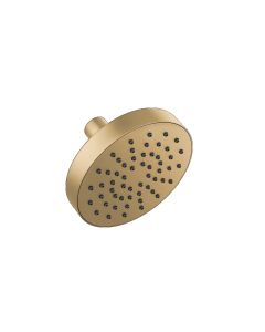 Brizo 82392-GL Essential™ 1.75 GPM Wall Mounted 5" Diameter Linear Round Single-Function  Shower Head with TouchClean Technology in Luxe Gold