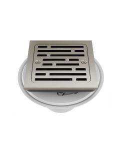 Brizo BT062415-BN 4" Width Tile-In Square Shower Drain in Brilliance® Brushed Nickel