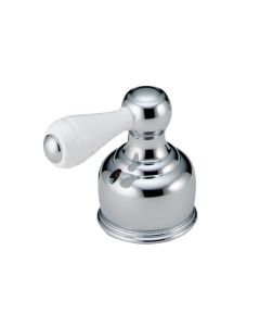 Delta H55CW Lever Handle in Chrome/White