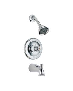 Delta T14478-LHP Leland Monitor 14 Series Tub and Shower Trim Only in Polished Chrome (Rough and Handles Sold Separately)