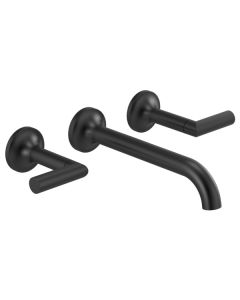Brizo T65875LF-BLLHP Odin™ 1.2 GPM Widespread Lavatory Faucet - Less Handles in Matte Black