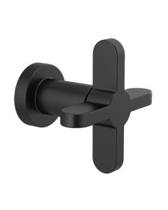 Brizo T66673-BL Odin™ Sensori® Volume Control Trim with Cross Handle in Matte Black (Rough In Sold Separately)