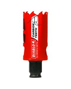 Diablo DHS1375CT 1-3/8" Carbide Teeth Hole Saw for Wood and Metal