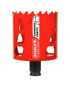Diablo DHS2563CT 2-9/16" Carbide Teeth Hole Saw for Wood and Metal