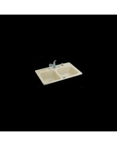 Kindred DI2233/90/1 Granite Series Double Bowl Undermount Kitchen Sink