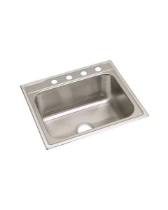 Elkay DPC12522103 Dayton Stainless Steel 25" L x 22" W x 10-1/4" H 3-Hole Single Bowl Drop-in Sink in Premium Highlighted Satin