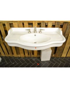 DaVinci 899C Console Sink 40" X 21 1/2" with 8" CC, White (To purchase or for additional information please call Paul at 973-481-7500)