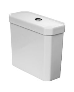 Duravit 0872300005 1930 Series 1.28 GPF Toilet Tank Only with Single Flush and Left Button in White