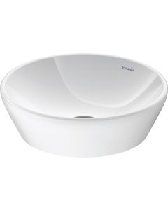 Duravit 2371400070 D-Neo 15-3/4" L X 15-3/4" W X 4-3/4" H Round Ceramic Vessel Bathroom Sink in White
