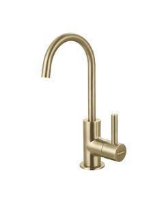Franke DW13091CHG Steel 0.5 GPM Deck Mounted Single Handle Little Butler Cold Water Kitchen Faucet in Champagne Gold