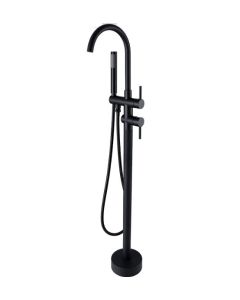 Emory & Bond EB11002BK Floor Mounted Freestanding Tub Filler in Black Matte