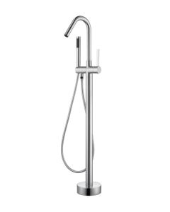 Emory and Bond EB11004PC Floor Mounted Freestanding Tub Filler with Handshower in Polished Chrome