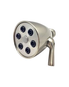 Emory and Bond EB1408BN Brass 1.8GPM Fixed Showerhead with 6 Jet Adjustable Spray in Brushed Nickel
