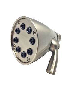 Emory and Bond EB1409BN Brass 2 GPM Fixed Showerhead with 8 Jet Adjustable Spray in Brushed Nickel