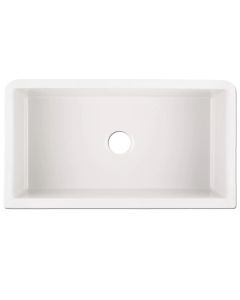 Emory and Bond 30 Inch Oslo Series White Farmhouse / Apron Front Kitchen Sink 30"L x 18"W Oslo-30 EB20030
