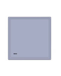Emory and Bond EB363601LED 36" W X 36" H Anti-Fog Function Dual Mount Vertical/Horizontal LED Lighted Vanity Mirror