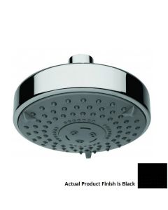 Emory & Bond EBA33SH07BL 4 3/4" Dia 3 Function Shower Head 1.75 GPF in Black