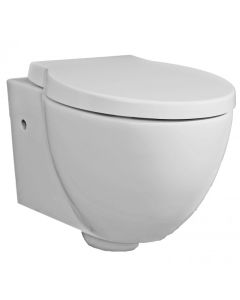 Emory and Bond EBWH002 Neptune Round Wall-Hung Toilet 1.2 GPF in White (SEAT SOLD SEPARATELY)
