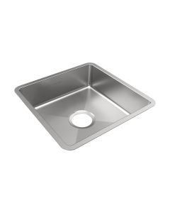 Elkay ECTRUAD151550 Crosstown® 16-1/2" L X 16-1/2" W X 5" H Stainless Steel Single Bowl Undermount Sink