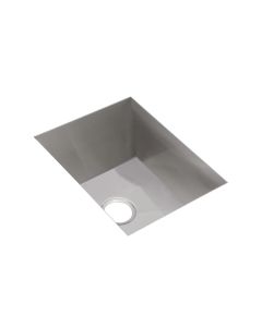 Elkay EFU141810 Crosstown 16-1/2" L X 20-1/2" W X 10" H Single Basin Stainless Steel Kitchen Sink for Undermount Installations with SoundGuard Technology in Polished Satin