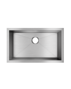Elkay ECTRU12179TC Crosstown 16 Gauge Stainless Steel, 30.5" L X  18.5" W X 10" H Single Bowl Undermount Sink in Polished Satin